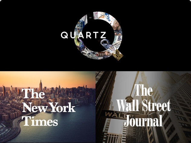 QUARTZ, The New York Times, THE WALL STREET JOURNAL