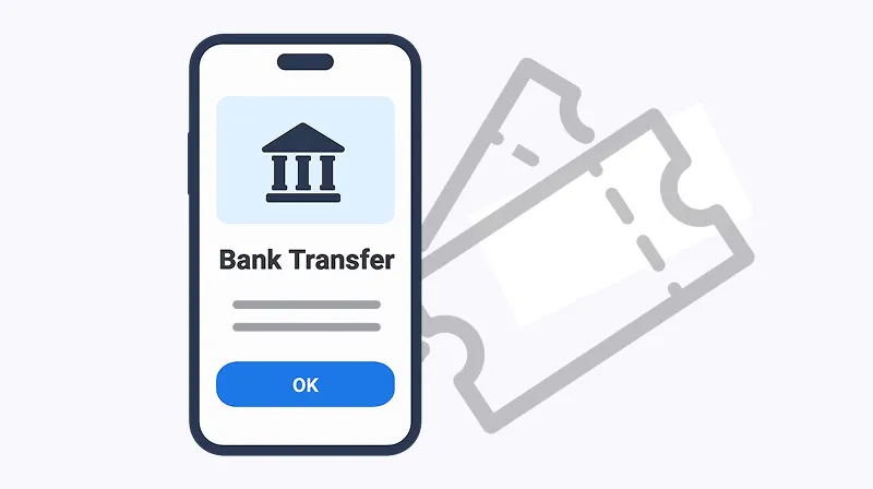 チケット支払い方法として「銀行振込」が追加されました