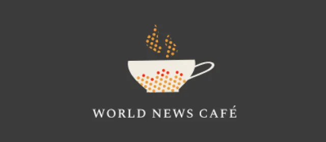 人生を変える英文読会 World News Caféのロゴ